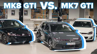 2021 MK8 Volkswagen GTI vs. 2021 Volkswagen MK7 GTI - Exterior Comparison, Interior, & Specs