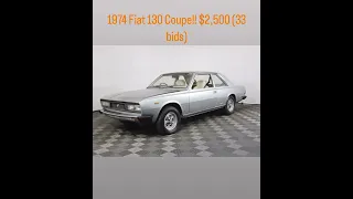 1974 Fiat 130 Coupe!! #Fiat #FiatCoupe #ClassicCar