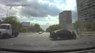 NEW shocking car accident in Russia!!Mitsubishi Lancer crash!!ДТП авари