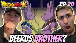 BEERUS' BROTHER AND OTHER UNIVERSES? | DRAGON BALL SUPER EPISODE 28 REACTION