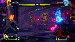 MARVEL VS. CAPCOM: INFINITE Venom & Ghost Rider vs Nemesis & Dormammu