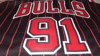 Баскетбольная форма NBA Chicago Bulls №91 Dennis Rodman магазин Basket Family