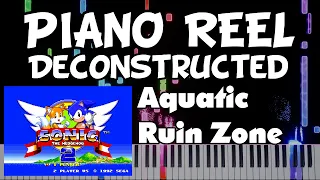Sonic 2 - Aquatic Ruin Zone - Piano Reel Deconstruction