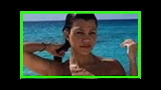 Kourtney Kardashian channels inner Bond girl in ridiculously-flimsy bikini