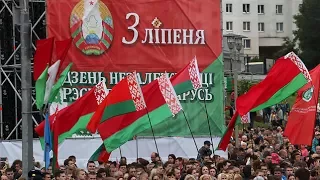 Военный парад в Минске на День Независимости Беларуси, июль 2017