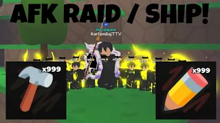 How to "AFK" Ship/Raid without tinytask - Anime Punch Simulator ROBLOX