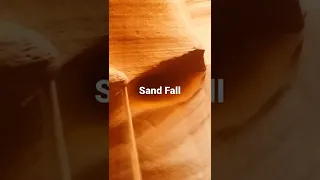 Sand Falls in antelope canyon  #antelope #grandcanyon #sand