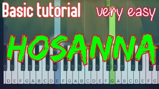 Hosanna - Hillsong united | easy piano