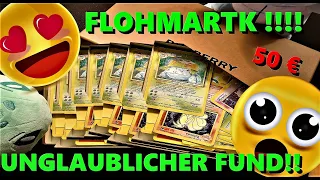 POKEMON KARTEN UNGLAUBLICHER FLOHMARKT FUND!!!😱🤯💥