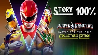 Power Rangers Battle for the Grid 100% - Full Game Walkthrough / Longplay (HD, 60fps)