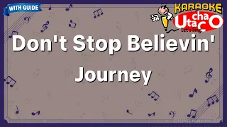 【Karaoke】Don't Stop Believin' - Journey *with guide melody