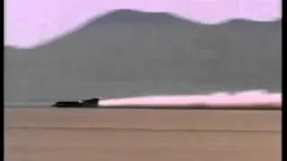 Thrust SSC sonic boom! The fastest land vehicle