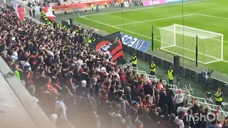 Ambiance et actions de Nice vs Brest après la qualif en 8es de finale