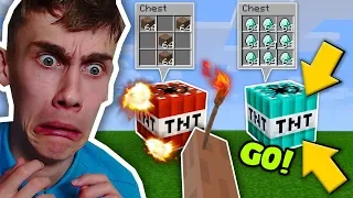 999.999.999 DIAMONDS uit 1 TNT BLOKJE? (Experiment)