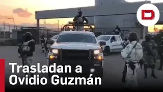 Ovidio Guzmán, el hijo del Chapo, es trasladado al penal mexicano de donde se fugó su padre