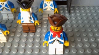 Lego American Revolution battle stop motion