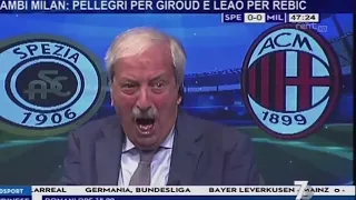 Tiziano Crudeli Reaction / Daniel Maldini goal vs Spezia