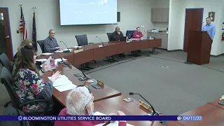 Bloomington Utilities Service Board, April 11, 2022