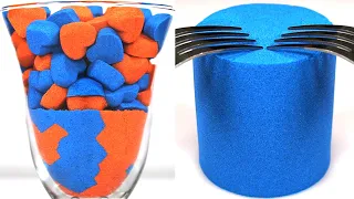 BEST 힐링 모래영상 모음집 #15. The Most Satisfying Kinetic Sand ASMR Collection.