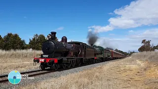 Steam Locomotives 3265 & 3526 - New England Steam Tour - August 2023