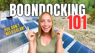 The BEST RV Boondocking Tips For Beginners