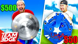 $500 vs $50 Captain America Shield Challenge!!