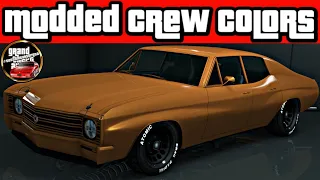 13 Chevrolet Crew Colors in GTA V Online!