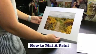 How to Mat and Ship Prints