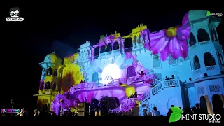 Gulmohar Jaipur Projection Mapping for Wedding Varmala -ECDC