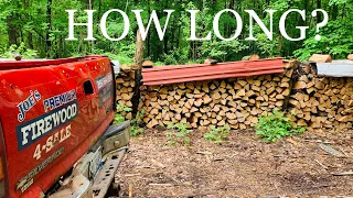 How long does it take for semi-seasoned oak firewood to properly dry?