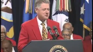 Pres. Clinton's Remarks Honoring Gen. Benjamin O. Davis, Jr. of the Tuskegee Airmen