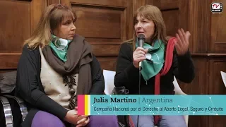 #AbortoLegal - Julia Martino, Campaña Nacional por el Derecho al Aborto Legal, Seguro y Gratuito