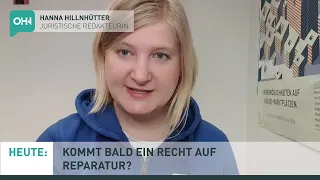 Kommt bald ein Recht auf Reparatur? – Minute Mittwoch