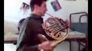 C over high C played on the french horn