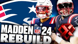 I Drafted a Generational Quarterback! Madden 24 Rebuilding The New England Patriots!