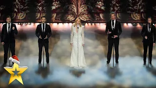 Amanda Holden takes us ‘Home for Christmas’ with Collabro! | BGT: Xmas