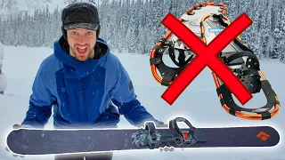 BETTER Than SNOWSHOES // Black Diamond GlideLite Trekker Ski Review