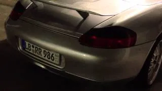 Porsche Boxster 986 rev and acceleration sound