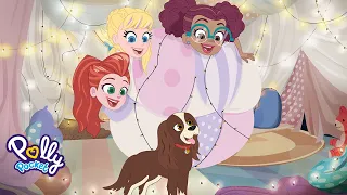 Polly, Lila, & Shani's BEST Sleepover Ever! | Polly Pocket™: Friendship Locket Adventures Ep. 1