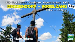 MTB Trailtour von Deggendorf zum Vogelsang | Bayerischer Wald
