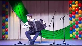 Итальянский аккордеонист-виртуоз Пьетро Адрагна/Italian virtuoso accordion player Pietro Adragna