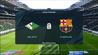 Real Betis vs Barcelona | Master League PES 2021 | La Liga | [4K]