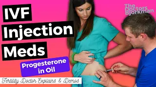 IVF Doc Demos Everyone's Least Favorite IVF Med (Progesterone) & How to Make it Suck Less