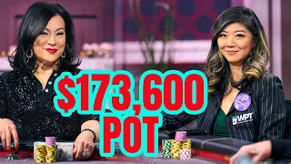 Jennifer Tilly and Xuan Liu Battle in Big Pot on High Stakes Poker!