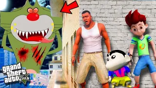 GTA5: Evil Jack, Kicko,Nobita,Franklin,Shinchan Play Ultimate Ramp Challenge In Gta5