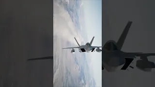 F-22 Opens it weapons bay fire multiplayer missiles in ace combat 7