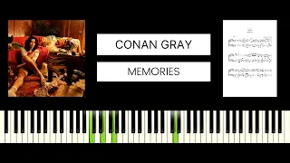 Conan Gray - Memories (BEST PIANO TUTORIAL & COVER)