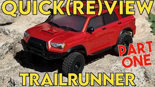 Crawler Canyon Quick(re)view: Element Trailrunner RTR, Part 1