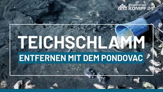 So entfernen Sie Teichschlamm in einem großen Teich | PONDOVAC 5