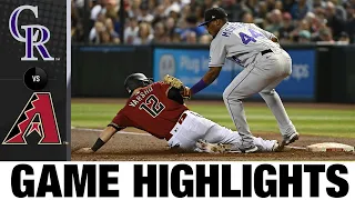 Rockies vs. D-backs Game Highlights (8/7/22) | MLB Highlights